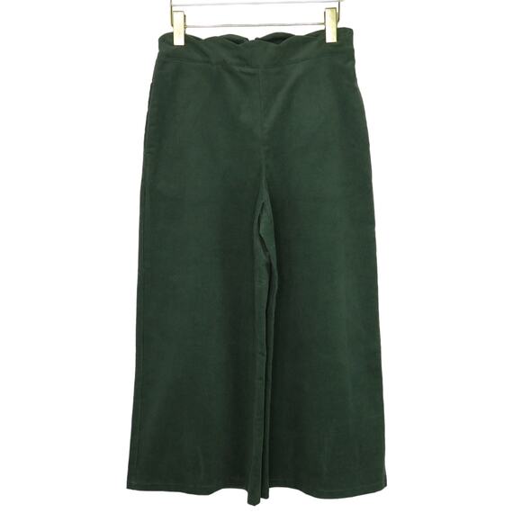 Urban Outfitters BP Green Corduroy High Rise Wide Leg Pants Scallop Waist Small - Picture 3 of 6
